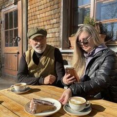 Archäologe Dr. Ünal Demirer mit seiner Frau Sit trafen bereits einige Tage vor dem Event aus der Türkei ein.