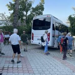Aufbruch zur Tagesexkursion nach Kibyra und Tlos