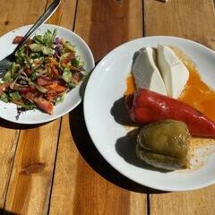 Mittagspause im benachbarten Hotel