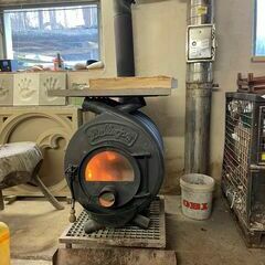 Für's Mittagessen am Sonntag wird eingeheizt!