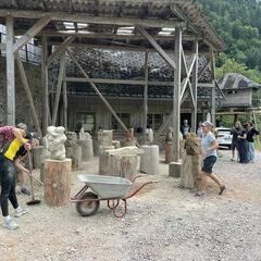 Aufräumen vor der Vernissage